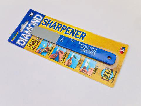 EZE-LAP Knife Sharpener: EZE-LAP Diamond Knife Sharpener, 4 Fine